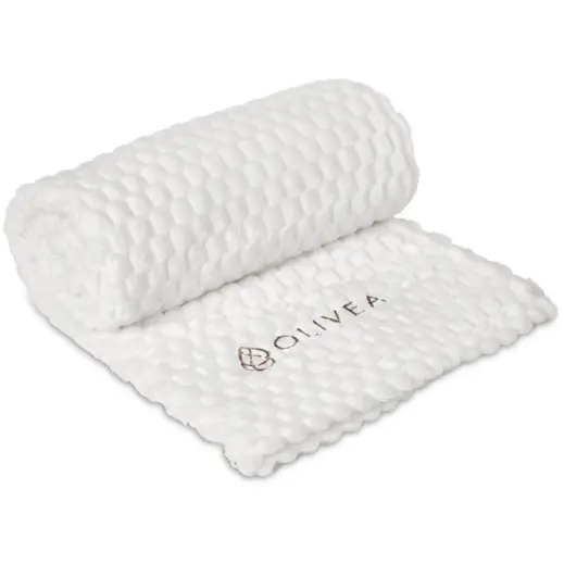 Serendipio Cozy Cloud Fleece Blanket Branded